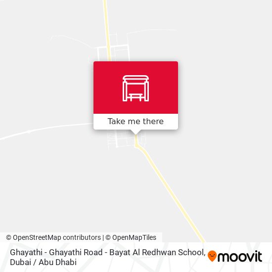Ghayathi - Ghayathi Road - Bayat Al Redhwan School map