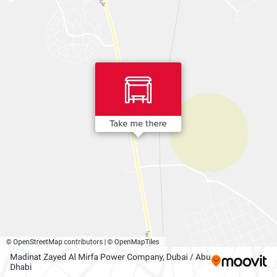 Madinat Zayed Al Mirfa Power Company map