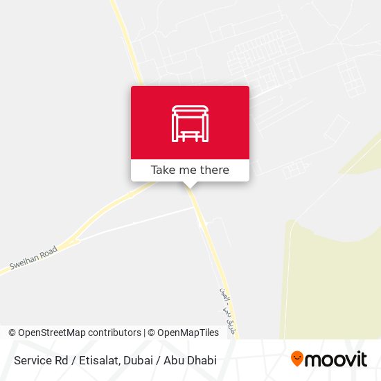 Service Rd  / Etisalat map