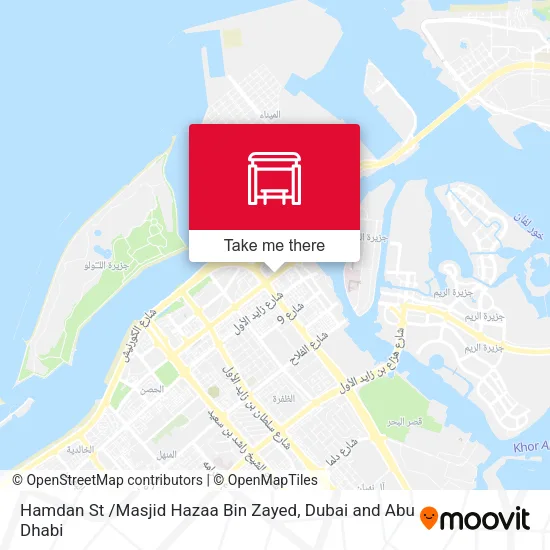 Hamdan St /Masjid Hazaa Bin Zayed map