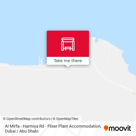Al Mirfa - Harmiya Rd - Flixer Plant Accommodation map