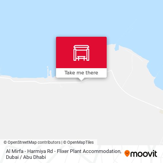 Al Mirfa - Harmiya Rd - Flixer Plant Accommodation map