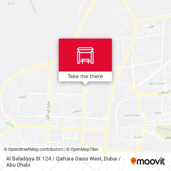 Al Baladiyya St 124 / Qattara Oasis West map