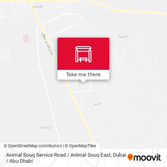 Animal Souq Service Road  / Animal Souq East map