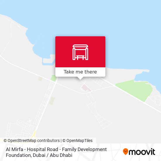 Al Mirfa - Hospital Road - Family Development Foundation map