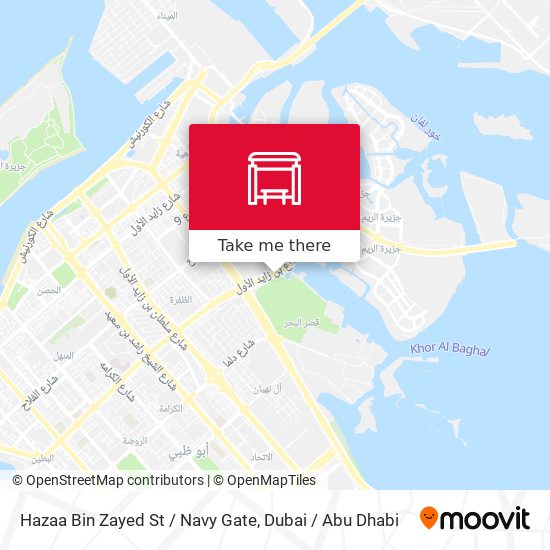 Hazaa Bin Zayed St / Navy Gate map