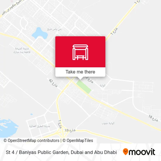 St 4 / Baniyas Public Garden map