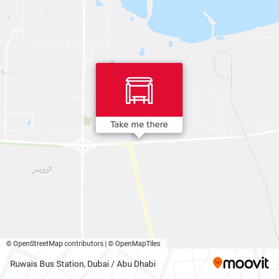 Ruwais Bus Station map