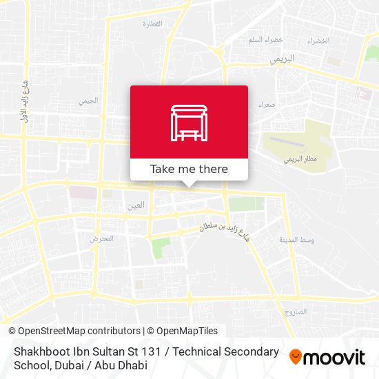 Shakhboot Ibn Sultan St 131 / Technical Secondary School map