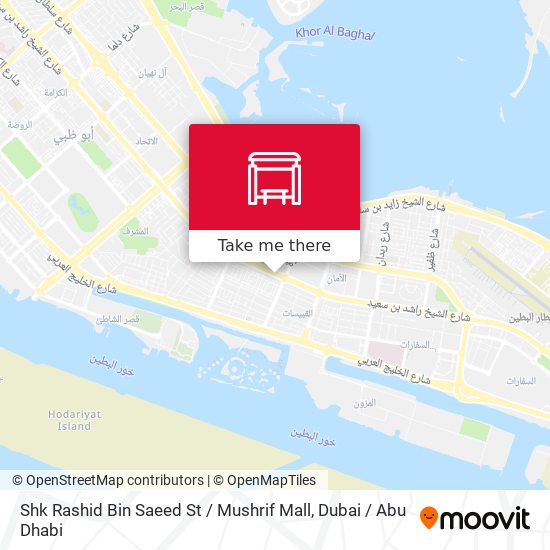 Shk Rashid Bin Saeed St / Mushrif Mall map