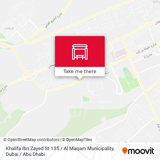 Khalifa Ibn Zayed St 135 / Al Maqam Municipality map