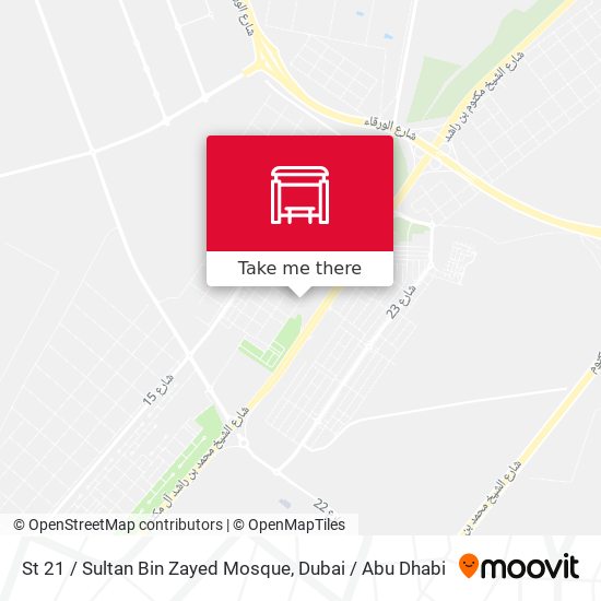 St 21 / Sultan Bin Zayed Mosque map