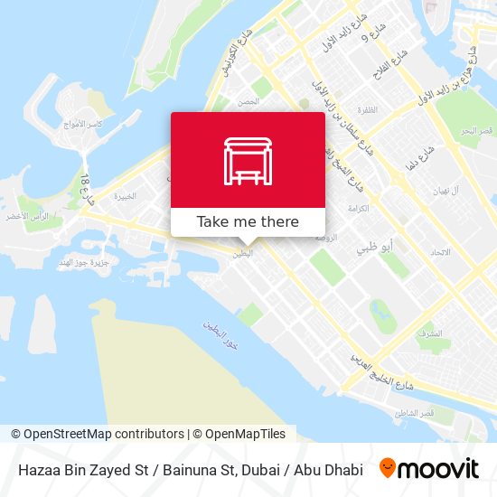 Hazaa Bin Zayed St / Bainuna St map