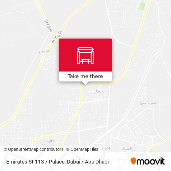 Emirates St 113 / Palace map