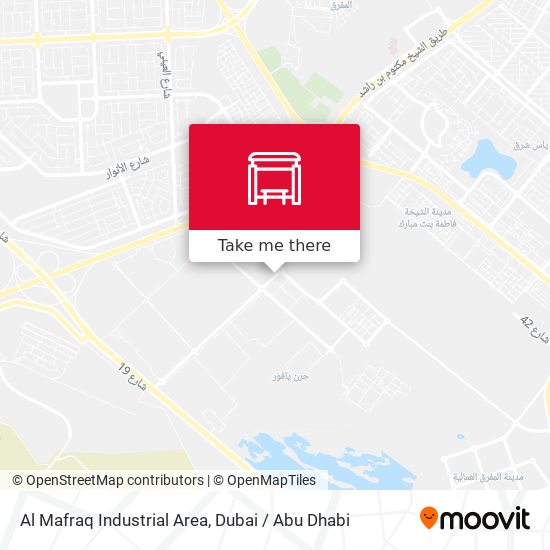Al Mafraq Industrial Area map