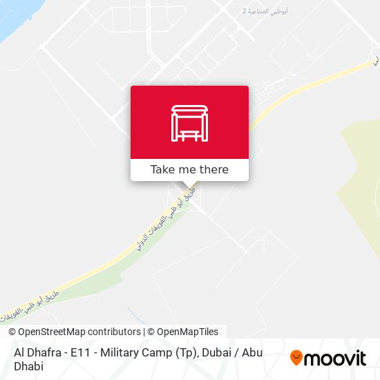 Al Dhafra - E11 - Military Camp (Tp) map