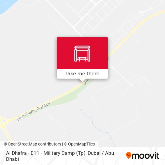 Al Dhafra - E11 - Military Camp (Tp) map