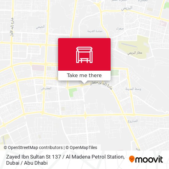 Zayed Ibn Sultan St 137 / Al Madena Petrol Station map