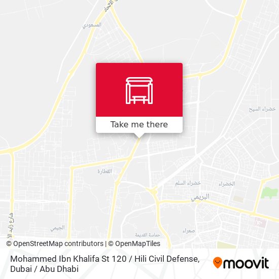 Mohammed Ibn Khalifa St 120 / Hili Civil Defense map