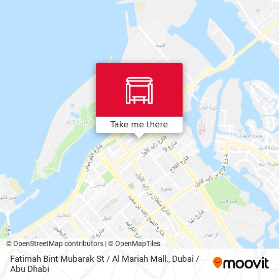 Fatimah Bint Mubarak St / Al Mariah Mall. map