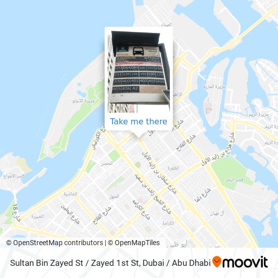 Sultan Bin Zayed St / Zayed 1st St map