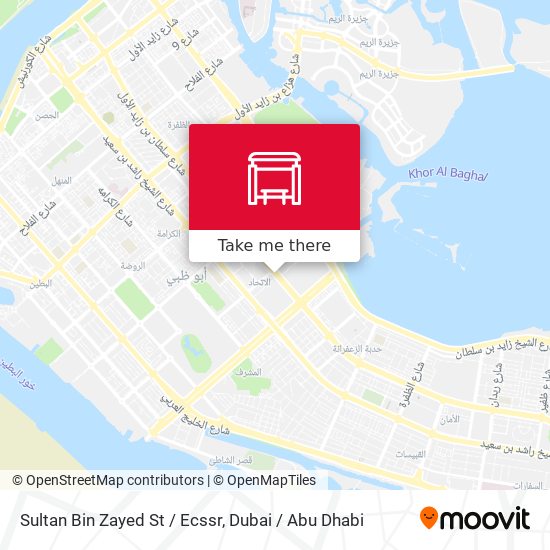 Sultan Bin Zayed St / Ecssr map