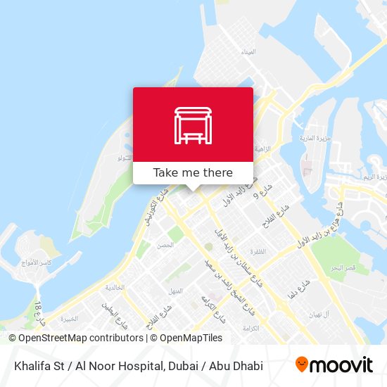 Khalifa St / Al Noor Hospital map