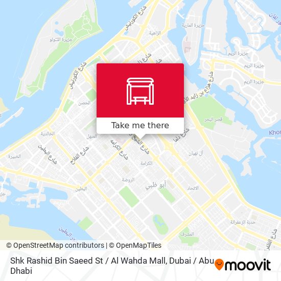 Shk Rashid Bin Saeed St / Al Wahda Mall map