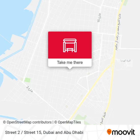 Street 2 / Street 15 map