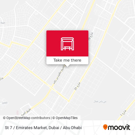 St 7 / Emirates Market map