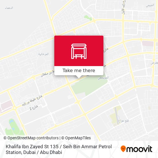 Khalifa Ibn Zayed St 135 / Seih Bin Ammar Petrol Station map