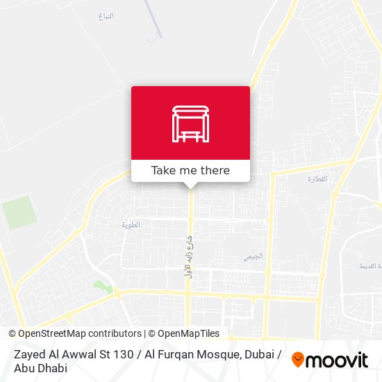 Zayed Al Awwal St 130 / Al Furqan Mosque map