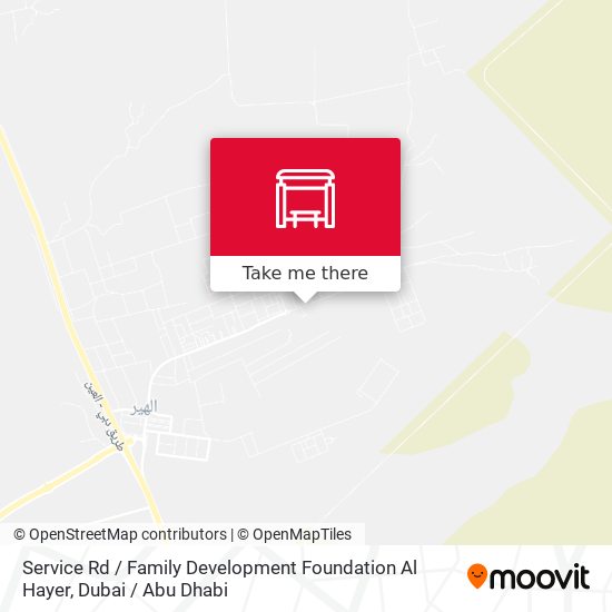 Service Rd  / Family Development Foundation  Al Hayer map