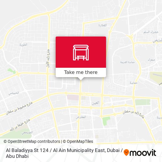 Al Baladiyya St 124 / Al Ain Municipality East map