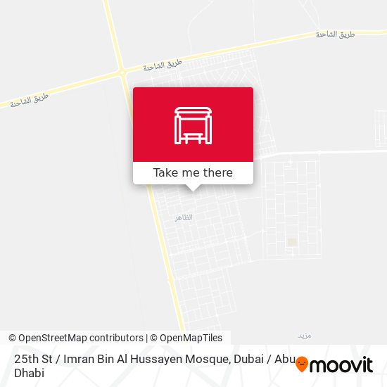 25th St  / Imran Bin Al Hussayen Mosque map