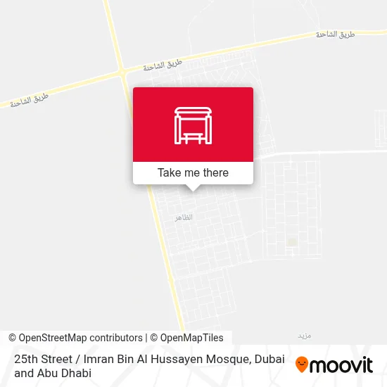25th St  / Imran Bin Al Hussayen Mosque map