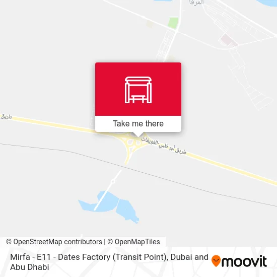 Mirfa - E11 - Dates Factory (Transit Point) map