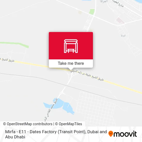 Mirfa - E11 - Dates Factory (Transit Point) map