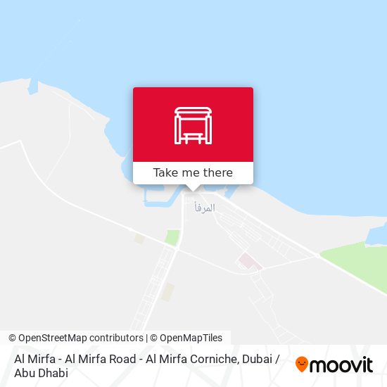 Al Mirfa - Al Mirfa Road - Al Mirfa Corniche map