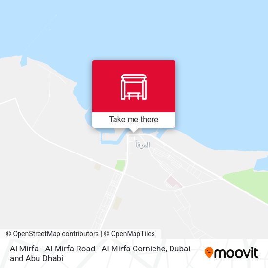 Al Mirfa - Al Mirfa Road - Al Mirfa Corniche map