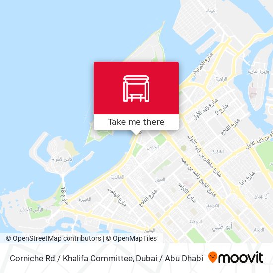 Corniche  Rd / Khalifa Committee map