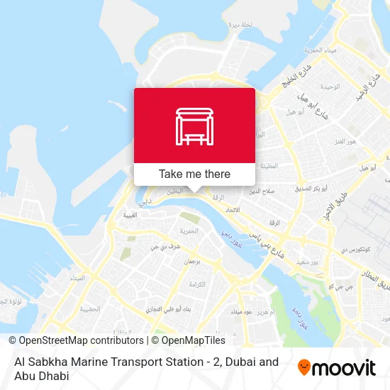 Al Sabkha Marine Transport Station - 2 map