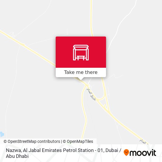 Nazwa, Al Jabal Emirates Petrol Station - 01 map