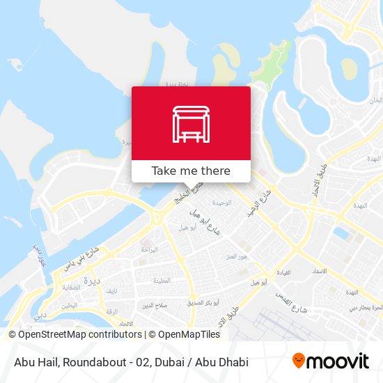 Abu Hail, Roundabout - 02 map
