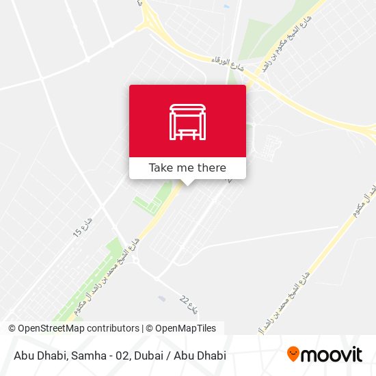 Abu Dhabi, Samha - 02 map