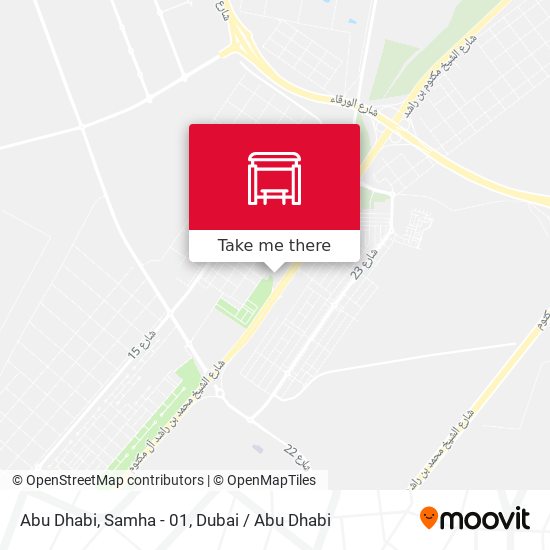 Abu Dhabi, Samha - 01 map