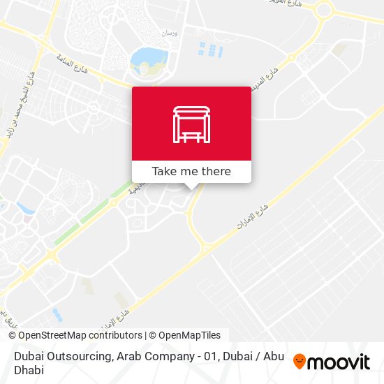Dubai Outsourcing, Arab Company - 01 map