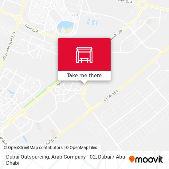 Dubai Outsourcing, Arab Company - 02 map