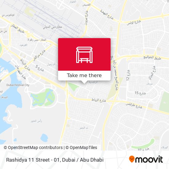 Rashidya 11 Street - 01 map