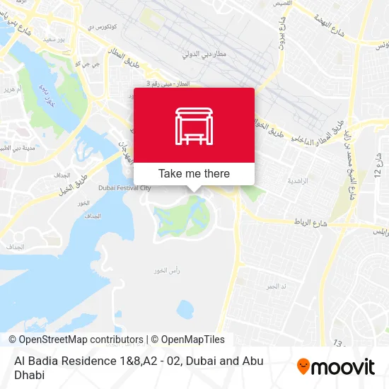 Al Badia Residence 1&8,A2 - 02 map